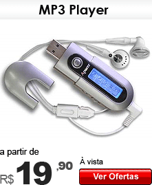 MP3 Player a partir de R$ 19,90