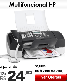 Multifuncional HP a partir de 12x de R$ 24,92 sem juros – R$ 299