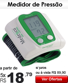 Medidor de Pressão Digital a partir de 2X de R$ 34,95 – R$ 69,90